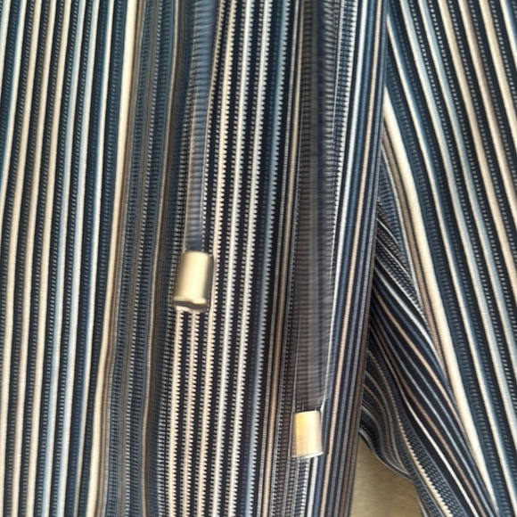 Soho Apparel Striped Jumpsuit - Blue and White - Picture 7 of 7